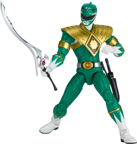 Legacy Collection Green Ranger - Legacy Power Ranger Action Figure (455x479), Png Download