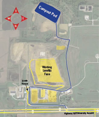 Bulk Compost Sales Are Only Available At The Metro - Map (328x385), Png Download