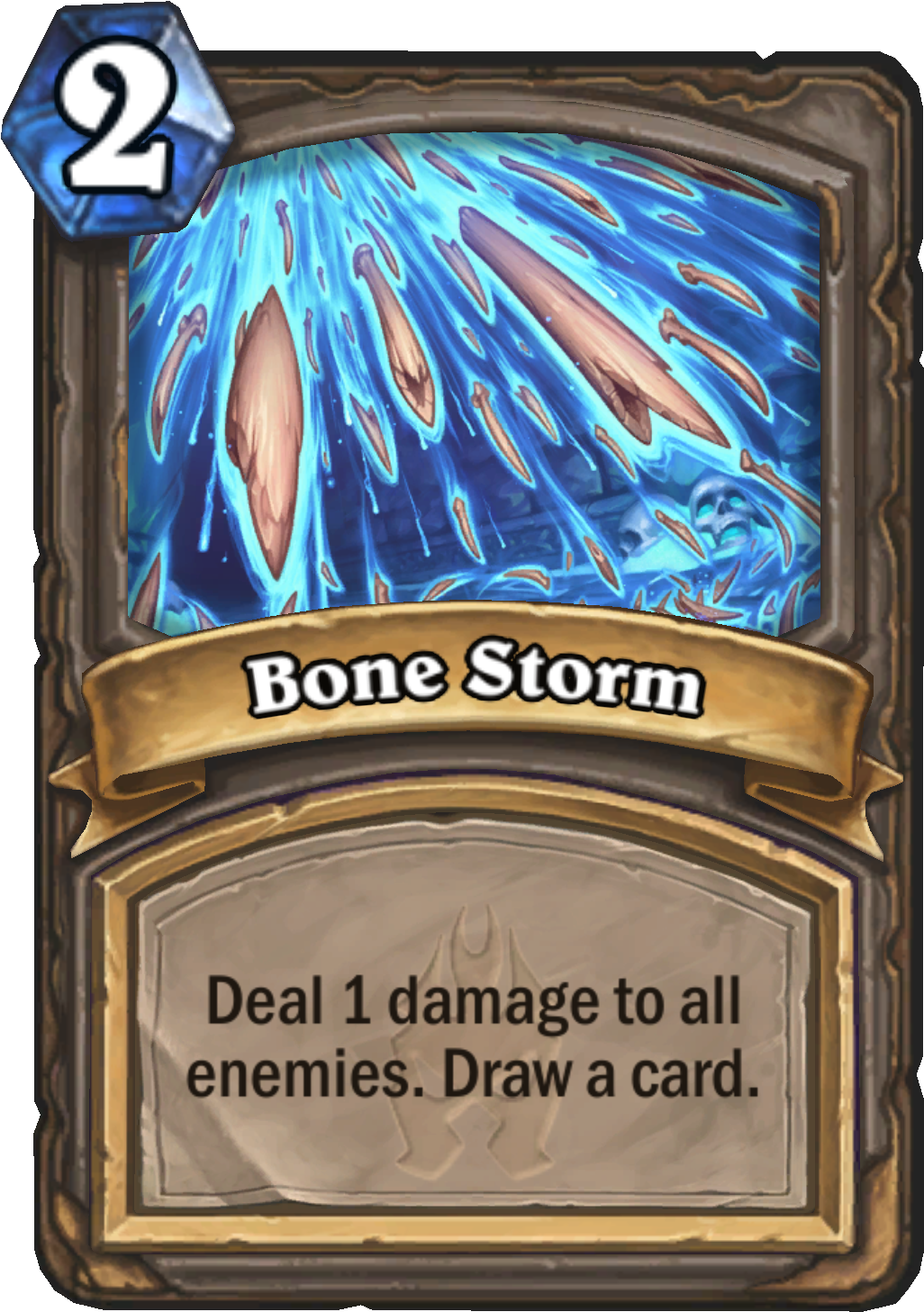 Bone Stormtype - Shadow Walk Hearthstone (2000x2000), Png Download