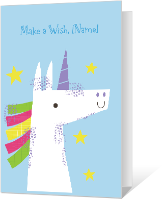 Make A Wish Birthday Cards - Greeting Card (420x420), Png Download