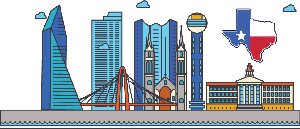 Dallas Texas Virtual Business Address - Architecture (970x427), Png Download