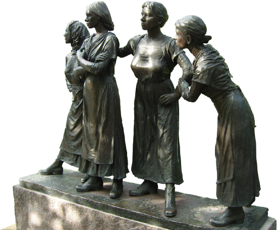 The Empress Has No Clothes - Statue (566x480), Png Download