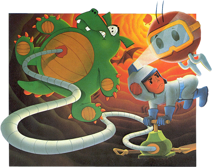 “ The Atari 5200 Version Of Dig Dug Also Had It's Own - Atari Dig Dug (780x604), Png Download