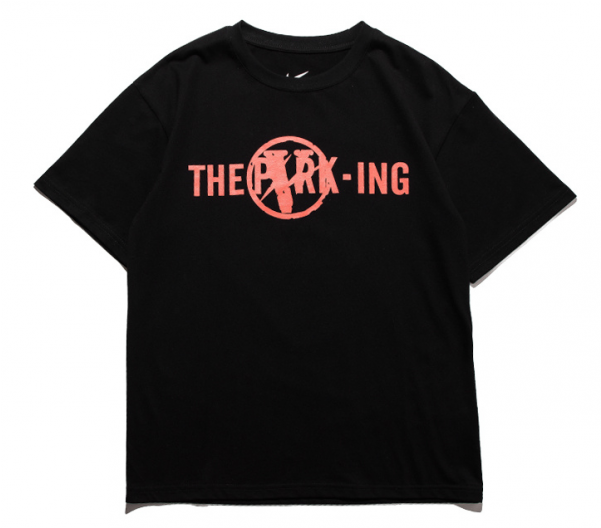 Vlone The Parking Tee Black - T-shirt (600x860), Png Download