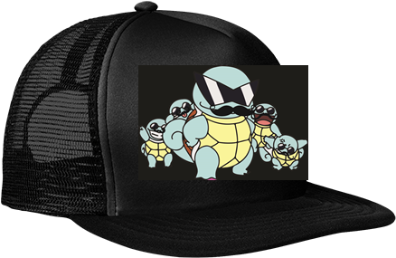 Neon Flat Bill Snapback Trucker Cap - メッシュキャップ (450x450), Png Download