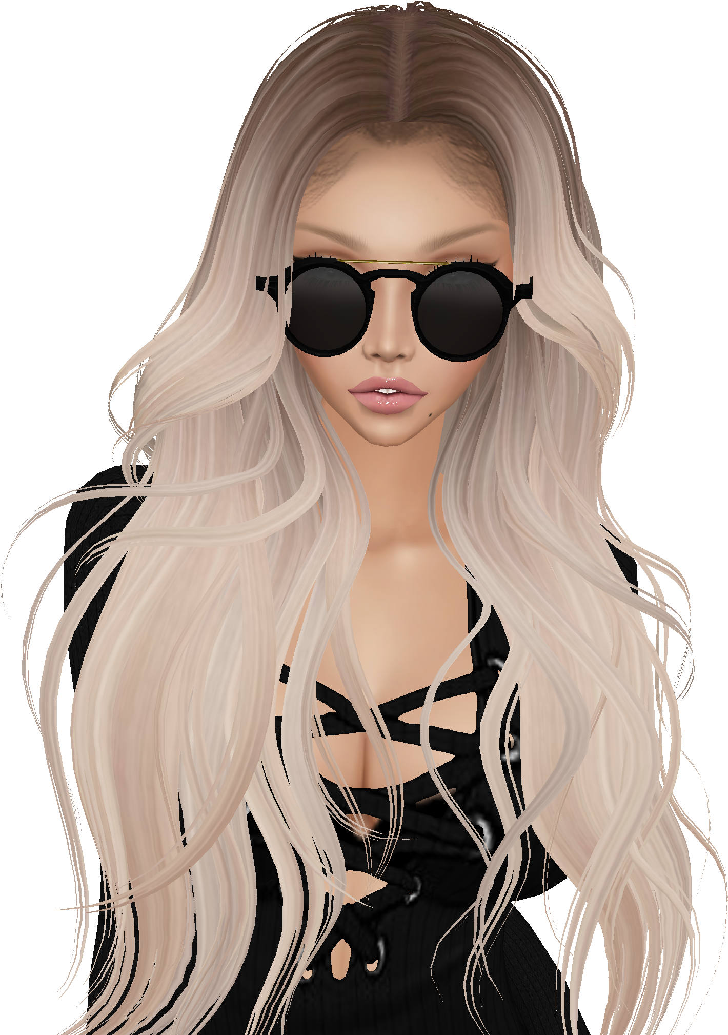 Ash Blonde Hair - Blond (2048x2048), Png Download