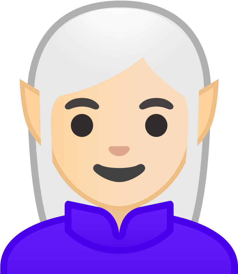 Download Svg Download Png - Elf Emoji (1024x1024), Png Download