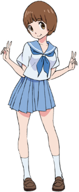 Mako Mankanshoku Is A Character From The Anime "kill - Kill La Kill School Uniform (288x673), Png Download
