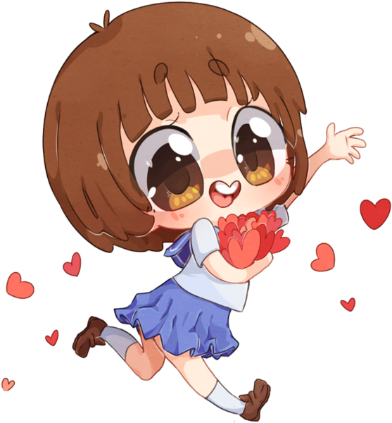 Mako Mankanshoku Satsuki Kiryuin Ryuko Matoi Uzu Sanageyama - Kill La Kill Mako Chibi (600x646), Png Download