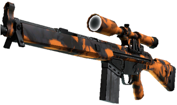 Orange Crash - G3sg1 Orange Crash Stattrak (360x360), Png Download