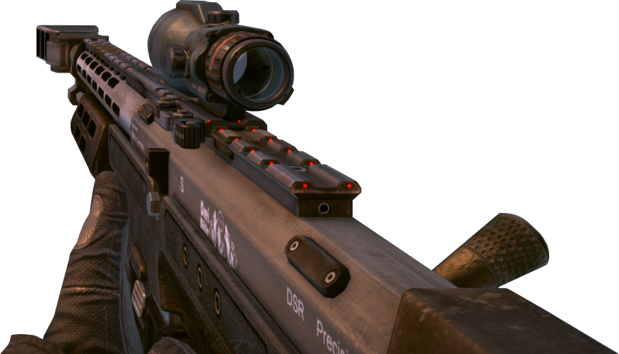Bo2 Dsr 50 Acog (904x517), Png Download