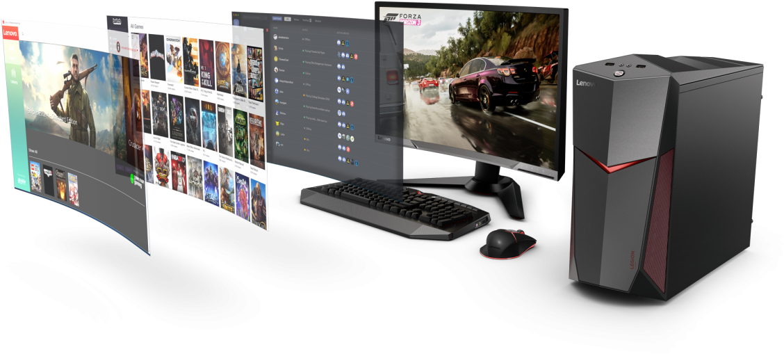 Lenovo Legion Y520t-25ikl 90h7 - 3 Ghz - 8 Gb Ram (1200x630), Png Download
