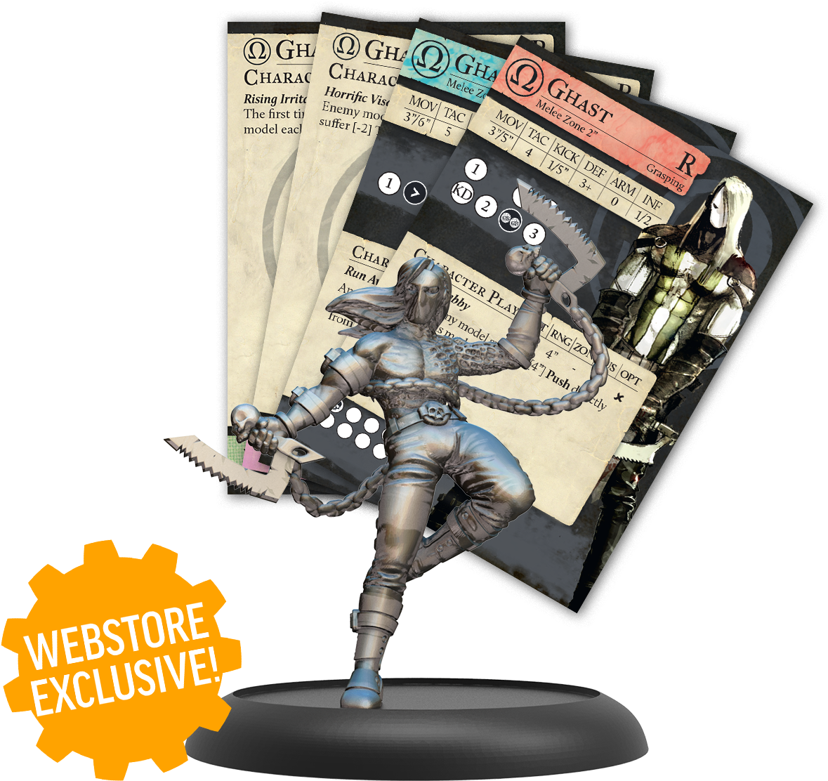 Rookie Ghast - Rookie Ghast Guild Ball (1200x1200), Png Download