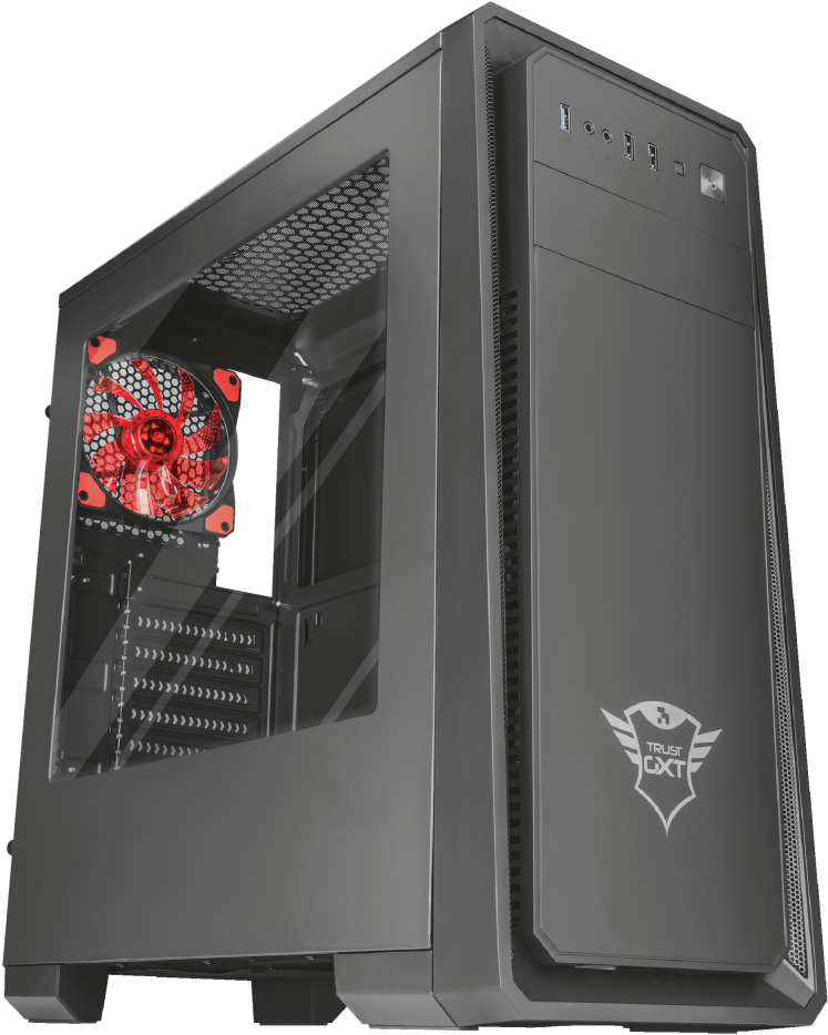 Gxt 1110 Windowed M - Trust Gxt1110 (855x999), Png Download