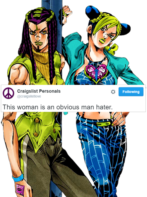 2 Years Ago Stone Ocean Jolyne Kujo Hermes Costello - Hermes Costello Jojo Png (500x668), Png Download