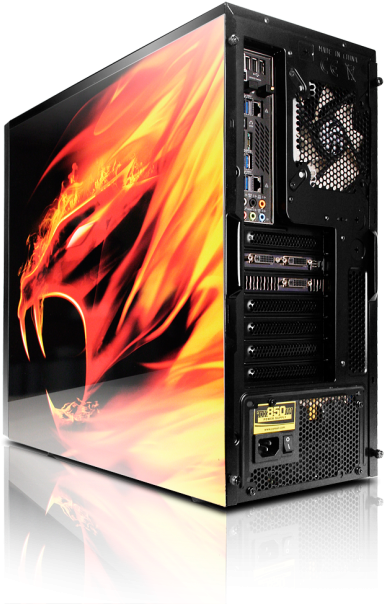 Ibuypower Announces Availability Chimera 4 Fourth Generation - I4 Pc (620x620), Png Download