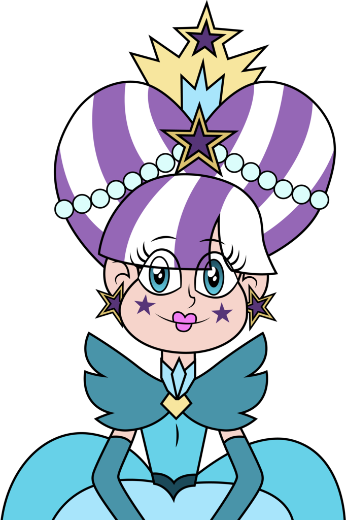 Cloudyglow, Clothes, Crossover, Dress, Human, Humanized, - Star And Forces Of Evil Queen Moon (682x1024), Png Download