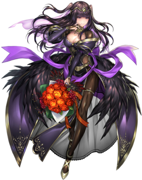Tharja Obsessive Bride Btlface - Fire Emblem Heroes Bride Tharja (340x388), Png Download