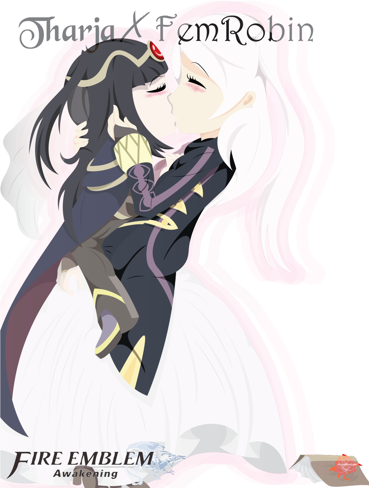 “tharja X Female Robin/avatar Fire Emblem - Art Of Fire Emblem By Various (1280x1706), Png Download