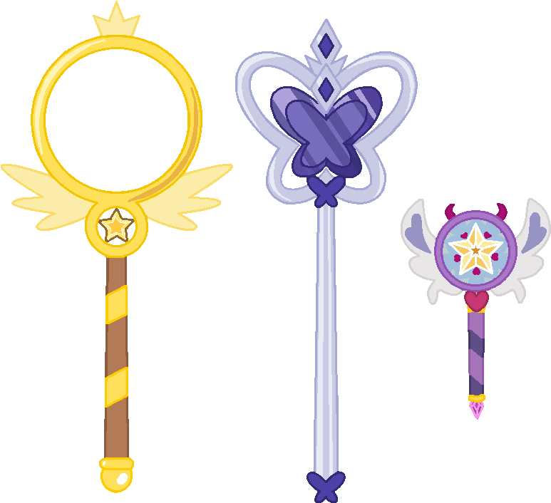 Queens Of Mewni Wands (780x713), Png Download