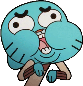The Official Spongebob Topic - Amazing World Of Gumball Derp (355x358), Png Download