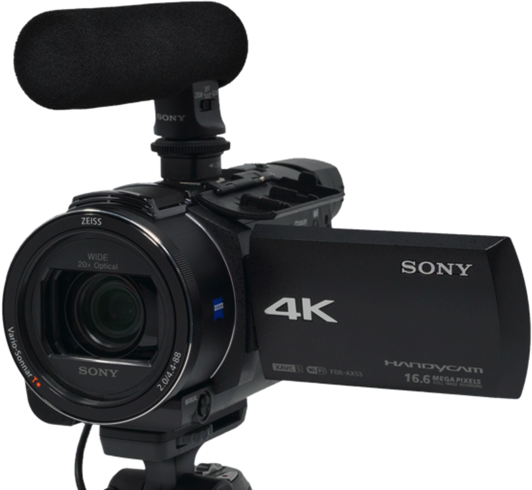 Vlogging Camcorders Setup - Lens (1199x976), Png Download