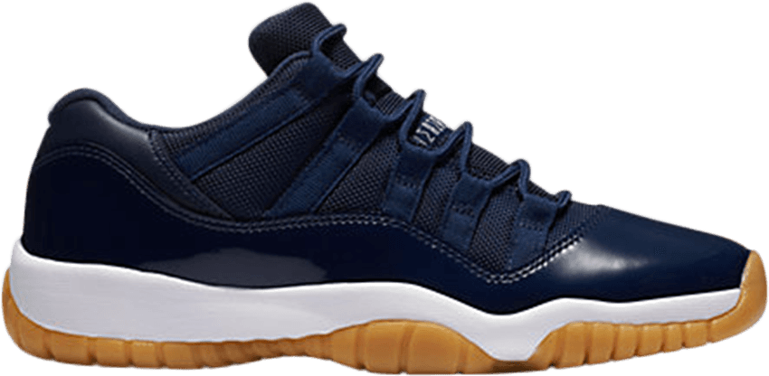 Air Jordan 11 Gs Retro Low 'navy Gum' - Air Jordan (850x416), Png Download