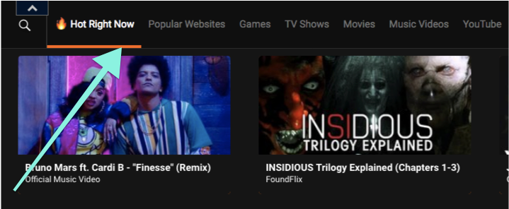 Either Click On Content Inside One Of The Top Tabs - Insidious 2 (900x321), Png Download