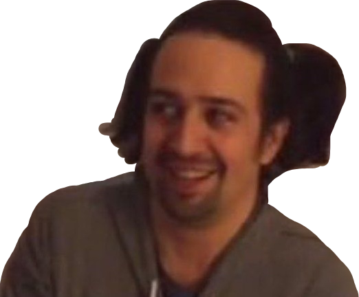 Lin Pigtails Hamilton Linmanuelmiranda Pigtails Hair - Lin-manuel Miranda (522x432), Png Download