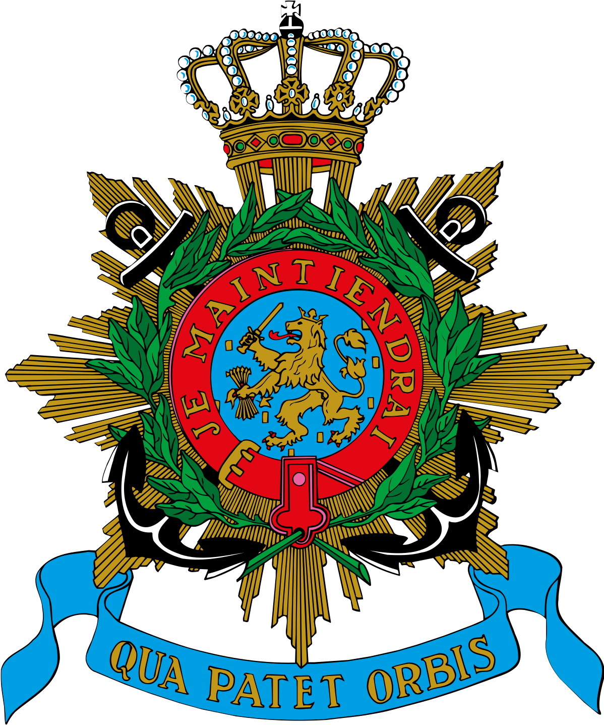 Korps Mariniers Embleem (1200x1506), Png Download