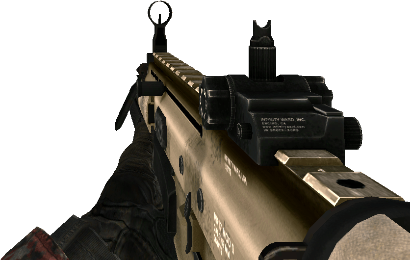 Fn Scar Call Of Duty (846x535), Png Download