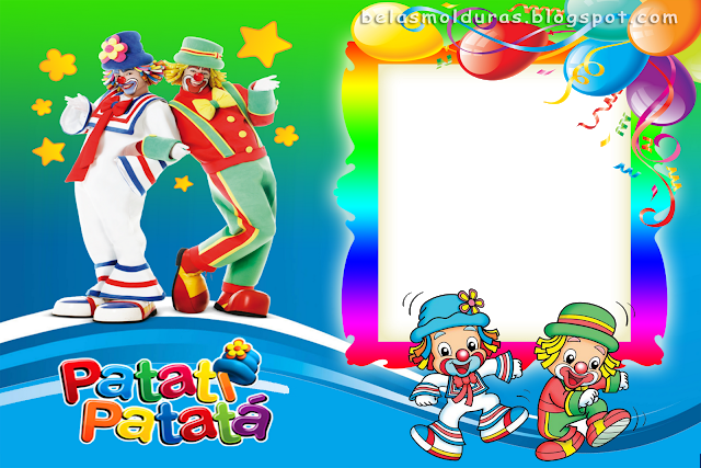 Postado Por Regiane Às - Moldura Para Foto Patati Patata Png (640x427), Png Download