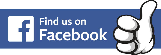 Sports Phone Numbers - Find Us On Facebook White (615x210), Png Download