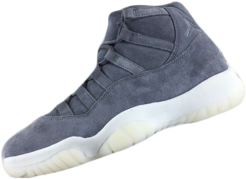 Cheap Legit Air Jordan 11 Suede Grey (565x565), Png Download