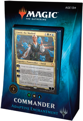 Commander 2018 Adaptive Enchantment - New Commander Decks 2018 (300x422), Png Download