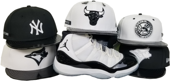 Jordan 11 White Black Concord - Logos And Uniforms Of The New York Yankees (705x343), Png Download