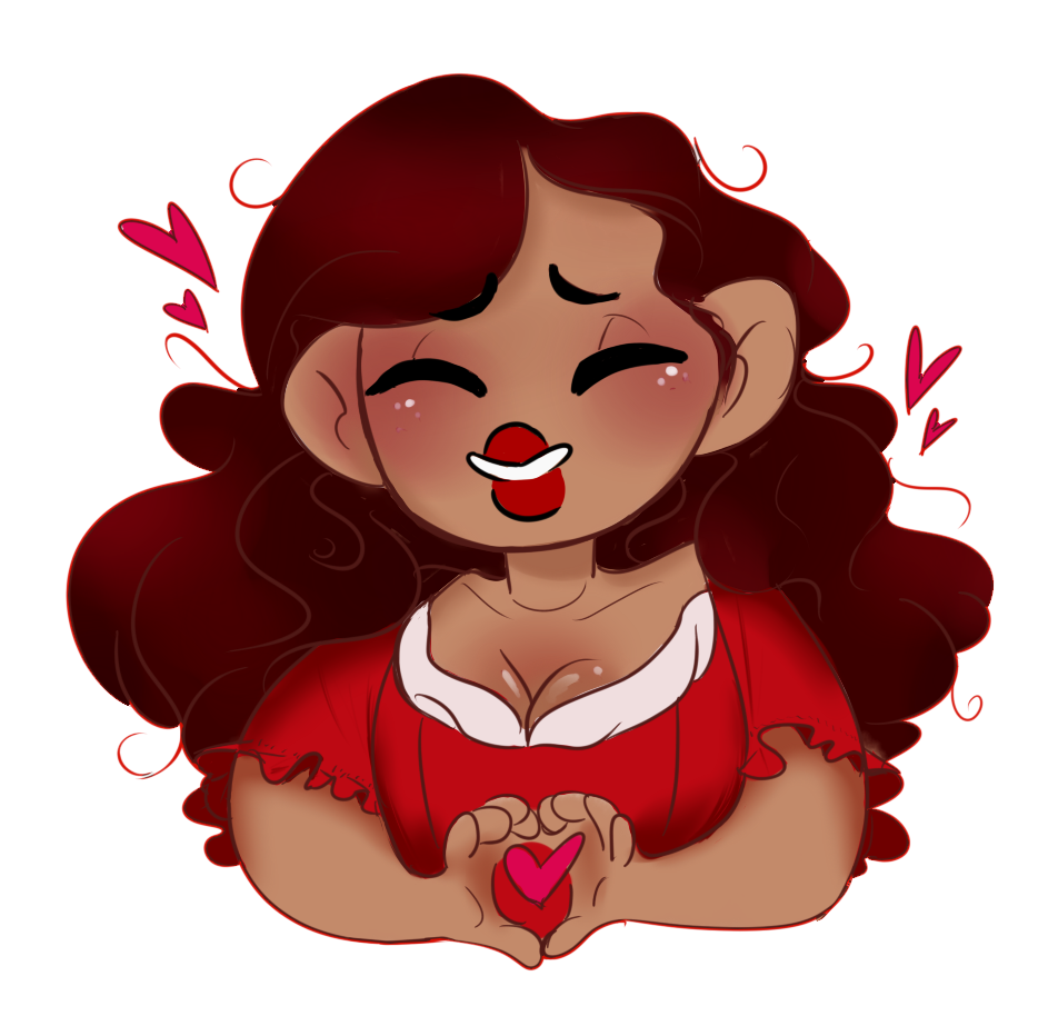 “i Colored This Drawing Of Maria Cause It Was Just - Illustration (1000x1000), Png Download