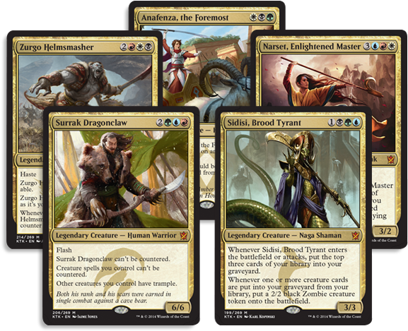 The Gathering Card Spread - Magic The Gathering Surrak Dragonclaw - Khans Of Tarkir (620x488), Png Download
