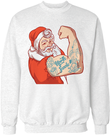 North Swole Unisex Sweatshirt - Sweatshirt (480x480), Png Download