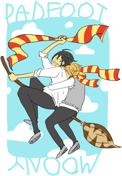 Wolfstar Fan Art - Wolfstar Art (500x707), Png Download