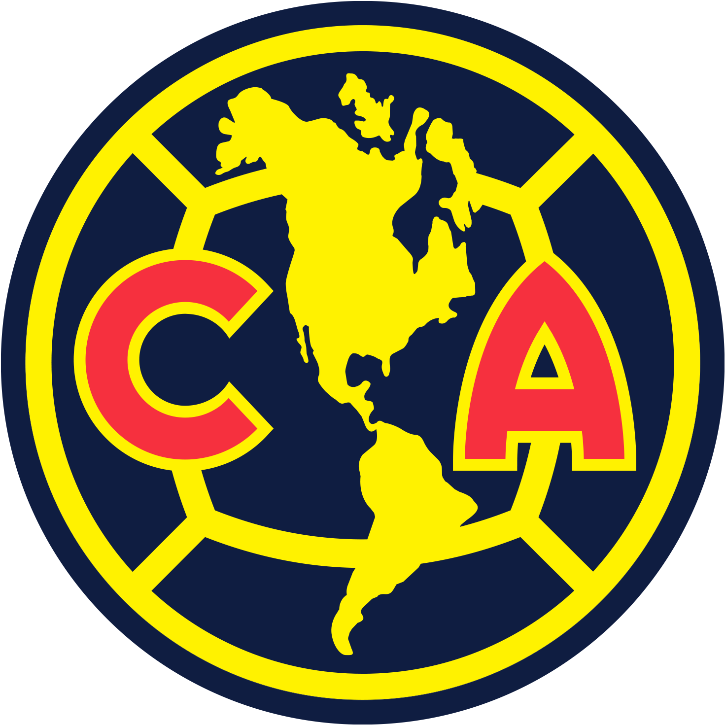 América, Con 5 Bajas Ante Cruz Azul - Nike Club America Soccer Ball (1600x1600), Png Download