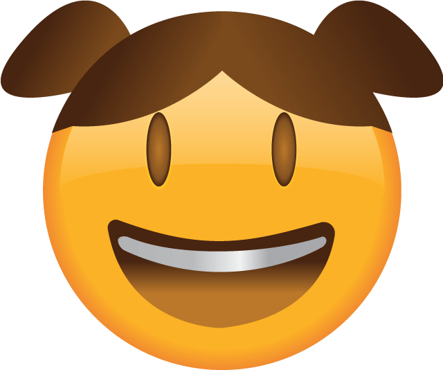 Boy Emoji - Girl (640x534), Png Download