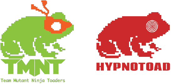 Tmnt And Hypnotoad Logos - Metal Toad (546x269), Png Download