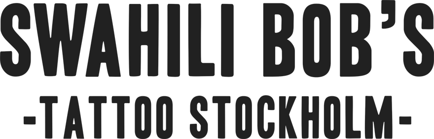 Friendly Tattoo Shop In The Heart Of Sofo, Stockholm - Swahili Bob's Tattoo (880x283), Png Download