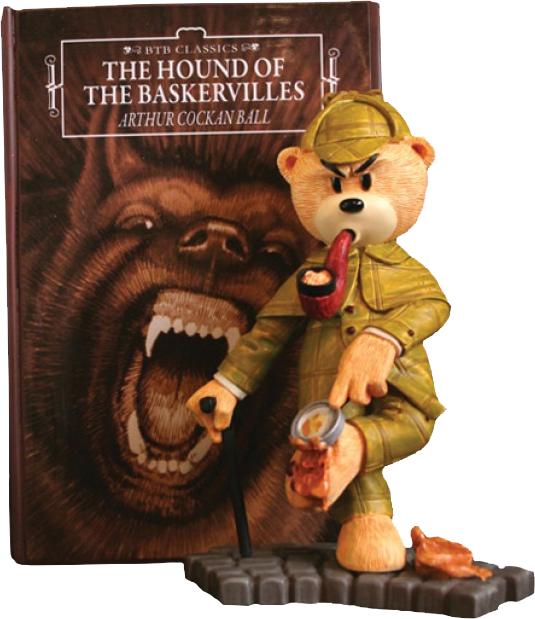 Bad Taste Bears - Sherlock Holmes (535x619), Png Download