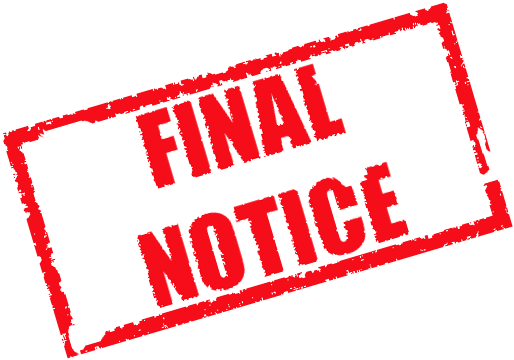 2018 Hoa Fees Are Due - Rent Is Due Square Sticker 3" X 3" (514x360), Png Download