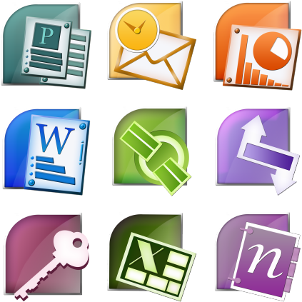 Search - Microsoft Office Suite Icons (444x444), Png Download