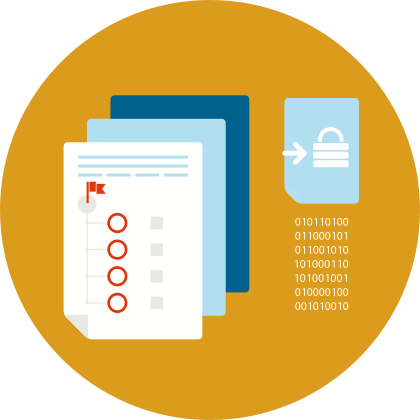 Secure - Circle (420x420), Png Download