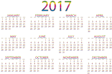 Twenty Seventeen, 2017, Calendar, Year - 2018 Spanish Calendar With Holidays (404x340), Png Download