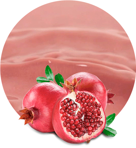 Jewel-like Seeds Scattered Over A Salad Or Dessert, - Pomegranate Clipart Png (536x595), Png Download